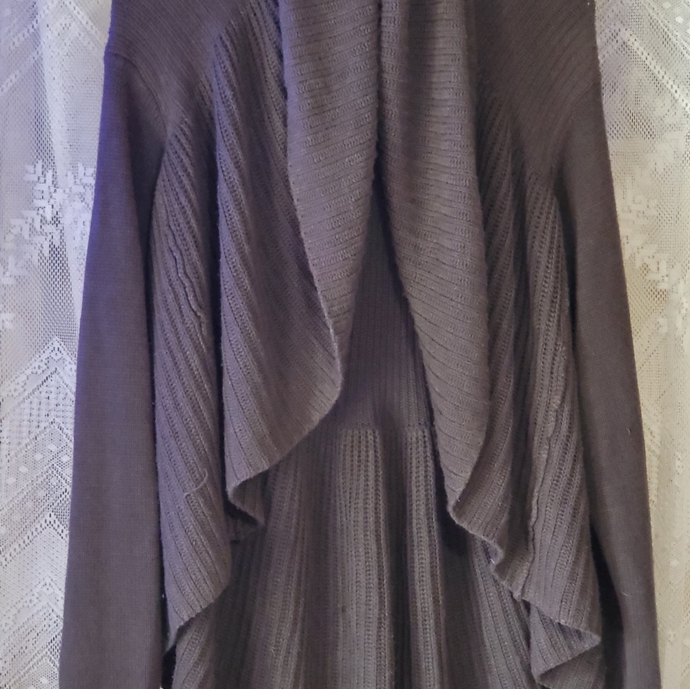 Gray cardigan